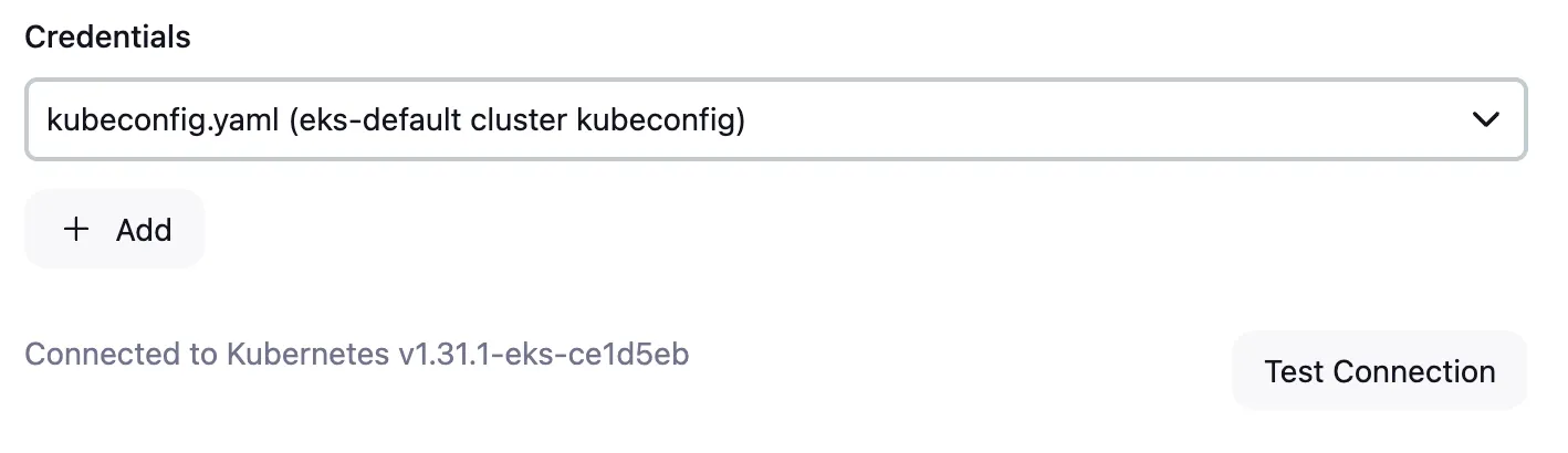 Jenkins Kubernetes cloud connection settings